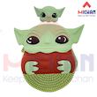 محافظ شارژر اپل  سه پین طرح  baby yoda