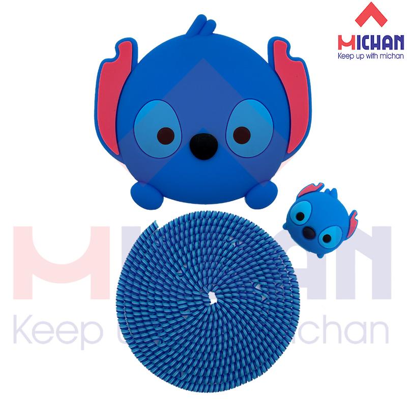 محافظ شارژر اپل  سه پین طرح stich 