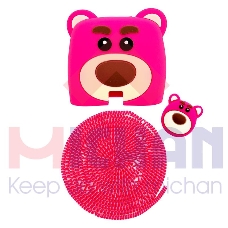 محافظ شارژر سامسونگ  25 وات دو پین طرح pinky 