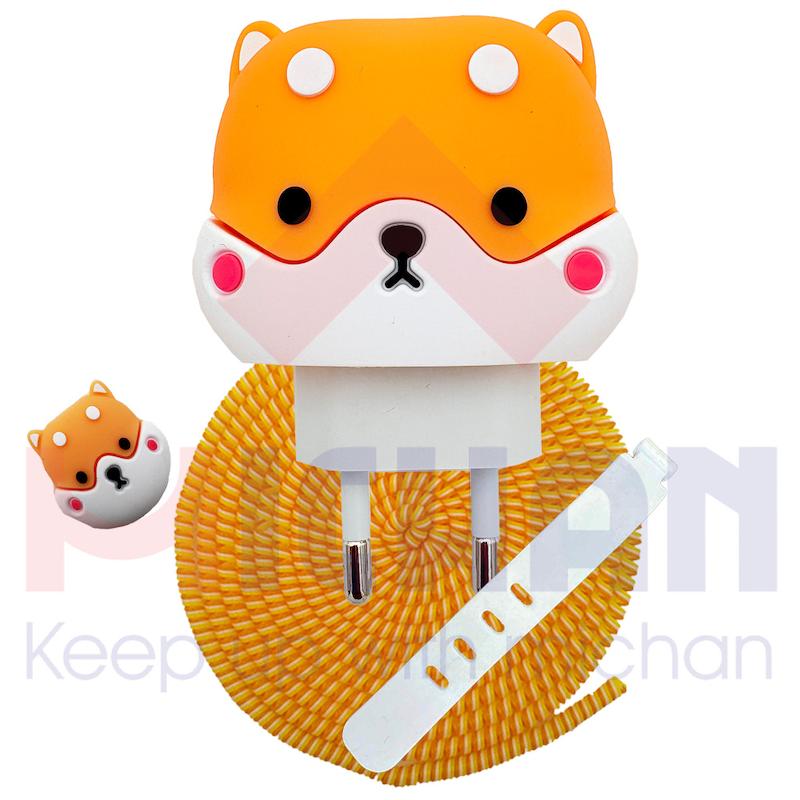 محافظ شارژر اپل  دو پین طرح hamster