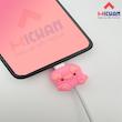 محافظ شارژر اپل  دو پین طرح piggy