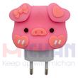 محافظ شارژر اپل  دو پین طرح piggy