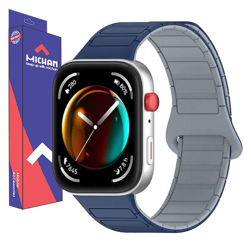 بند میچان مدل Magnetic 2c مناسب برای ساعت هوشمند هوآوی Fit 3 / Fit 4 / Fit 4 Pro