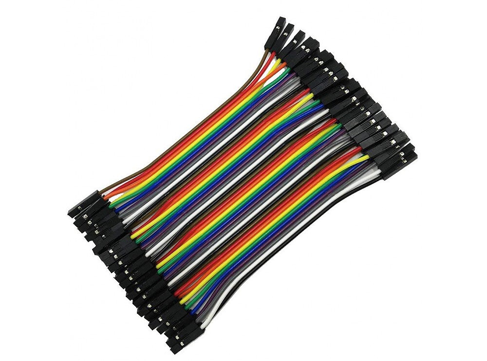 سیم جامپر ماده به ماده 10cm فلت 40 رشته کد(1201)