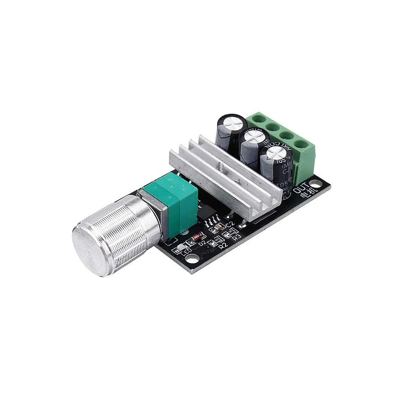 ماژول کنترل دور موتور DC دارای خروجی PWM با ولتاژ 6V الی 28V   کد(1224)