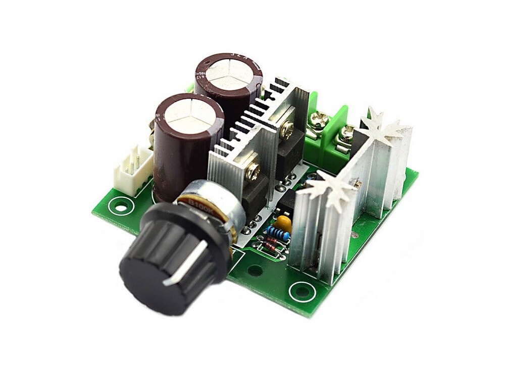 ماژول کنترلر دور موتور ( دیمر ) 10 آمپر PWM DC 10A  کد(1223)