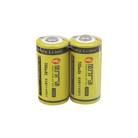 باتری لیتیوم یون 3.7v سایز 16340 700mAh ( تکی )   کد (1305)