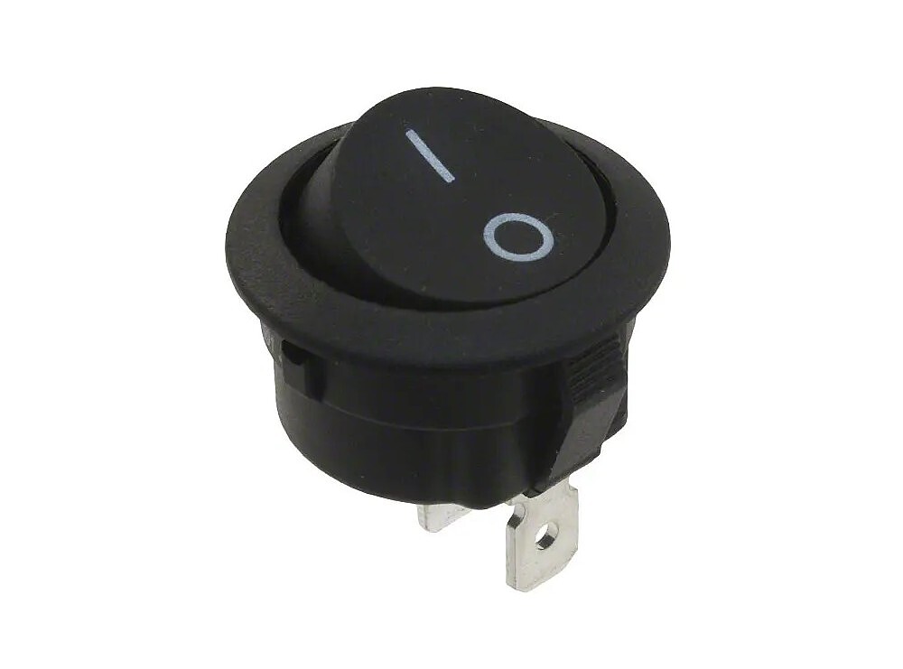 کلید راکر دوحالته گرد دو پین 19x17mm    کد (1352)