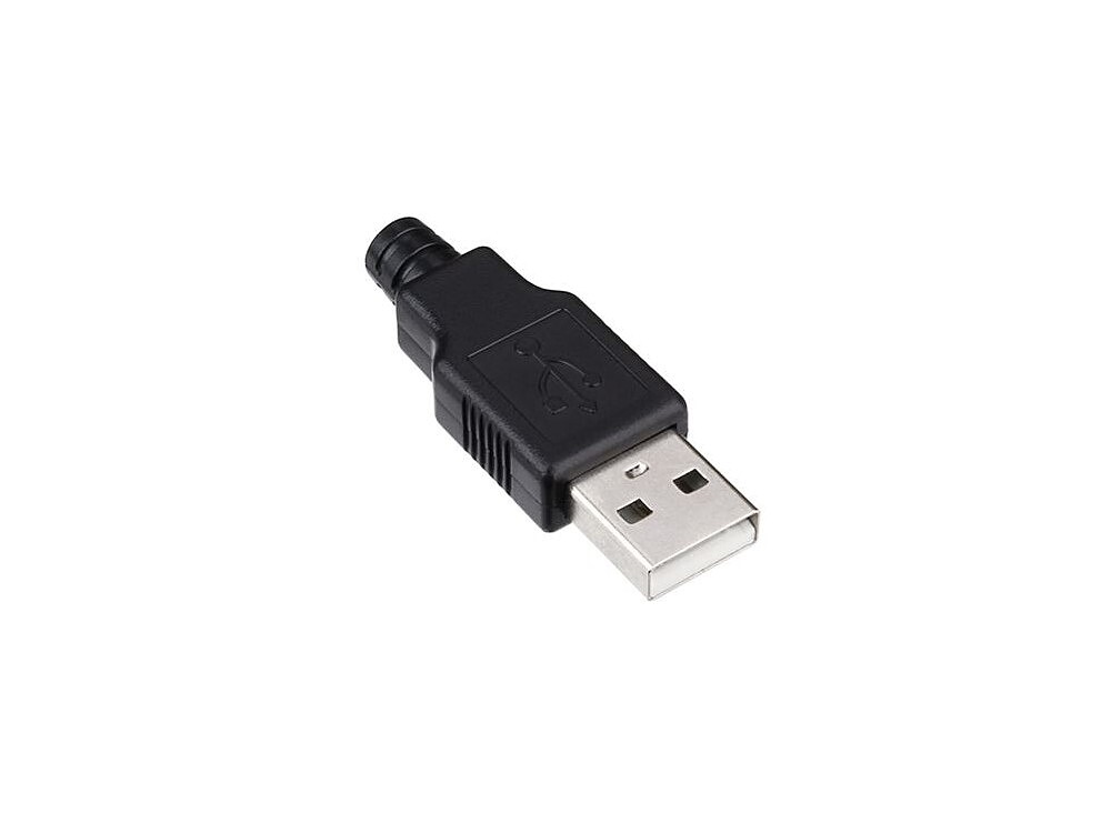 USB-A نری لحیمی (Plug) به همراه کاور   کد (1350)