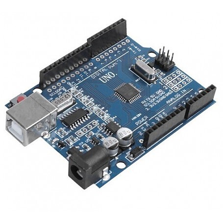 برد آردوینو Uno دارای پردازنده مرکزی ATmega328 و چیپ مبدل CH340G اردوینو  کد(1130)