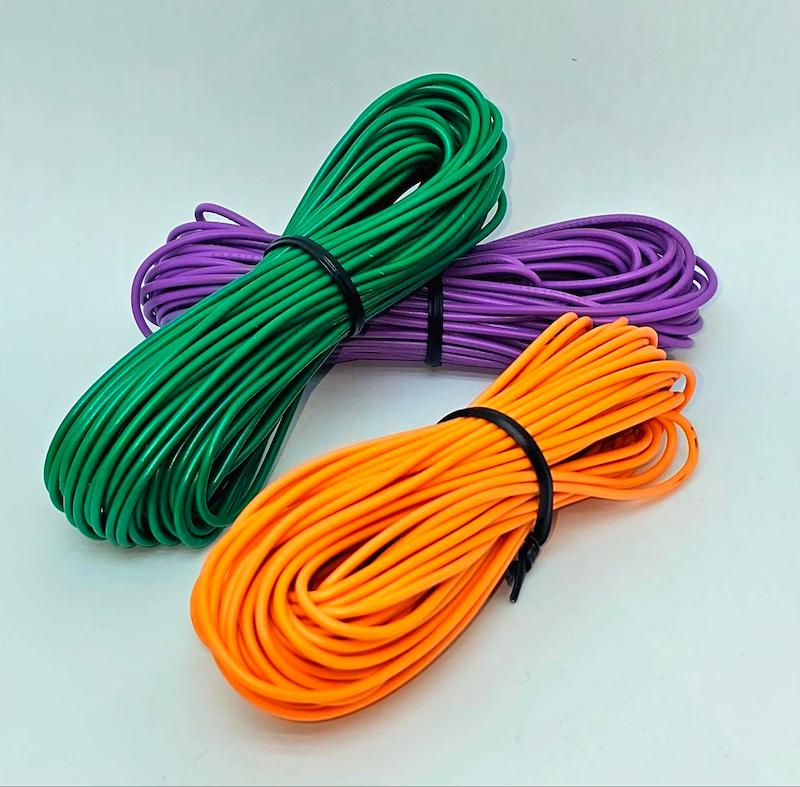 سیم افشان 10 متری رنگ سفید سایز AWG-26A