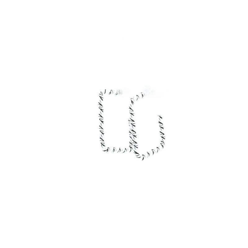 گوشواره نقره طرح هندسی و ریسمانی AS023