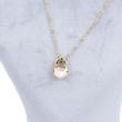 گردنبند مینیمال، با پلاک طرح قلب و صدف برجسته، کد: D061