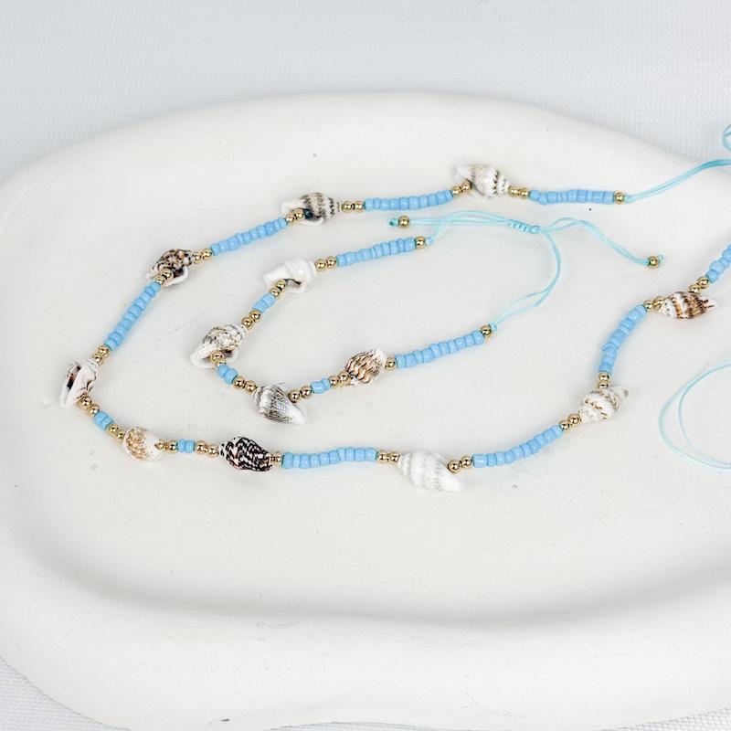 نیمست ساحلی صدف و مهره، آبی، کد:E023