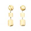 گوشواره رزینی، آویزی، طرح مرمر، کد: A0148