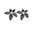 گوشواره میناکاری، طرح گل، مرواریدی، کد: A0156