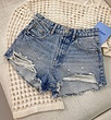 شلوارک جین زاپدار zara