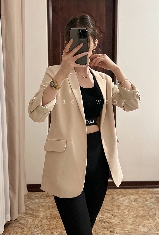 کت کرم pull&bear 