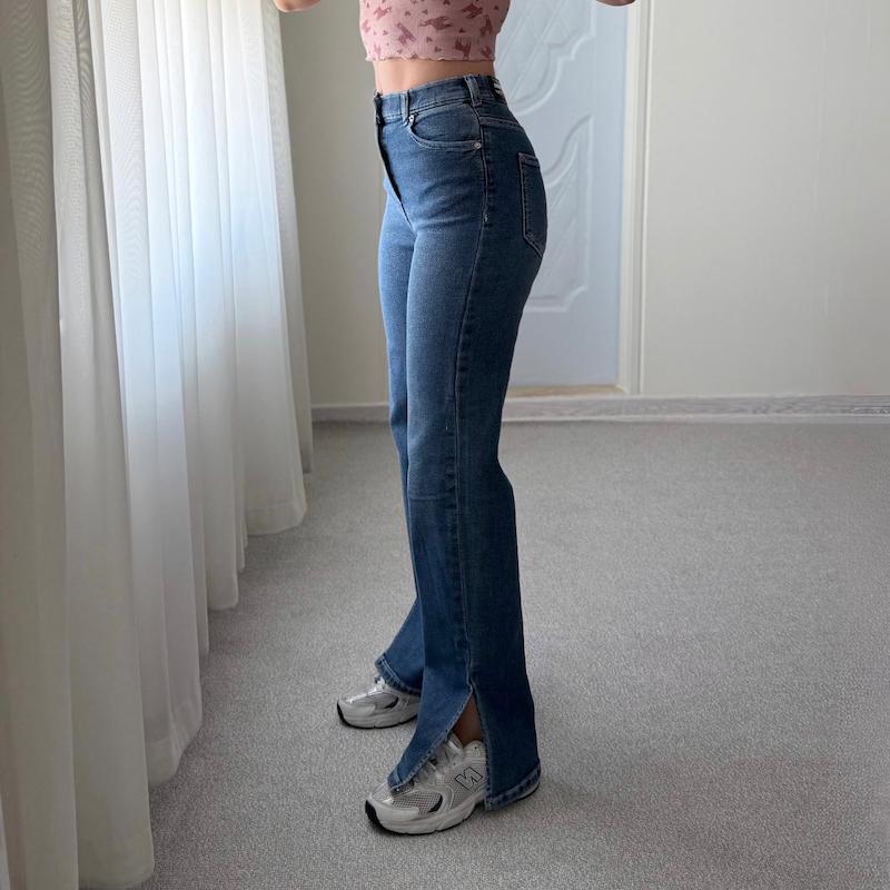 شلوار جین (چاکدار)استریت فیت Denim 👖