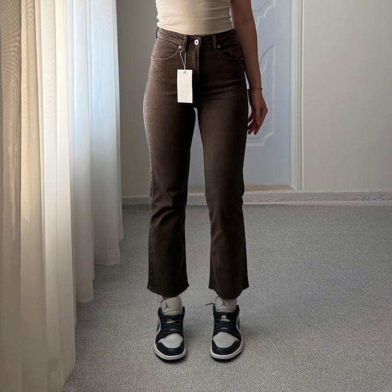 شلوار جین فِلِر zara قهوه ای 🥥