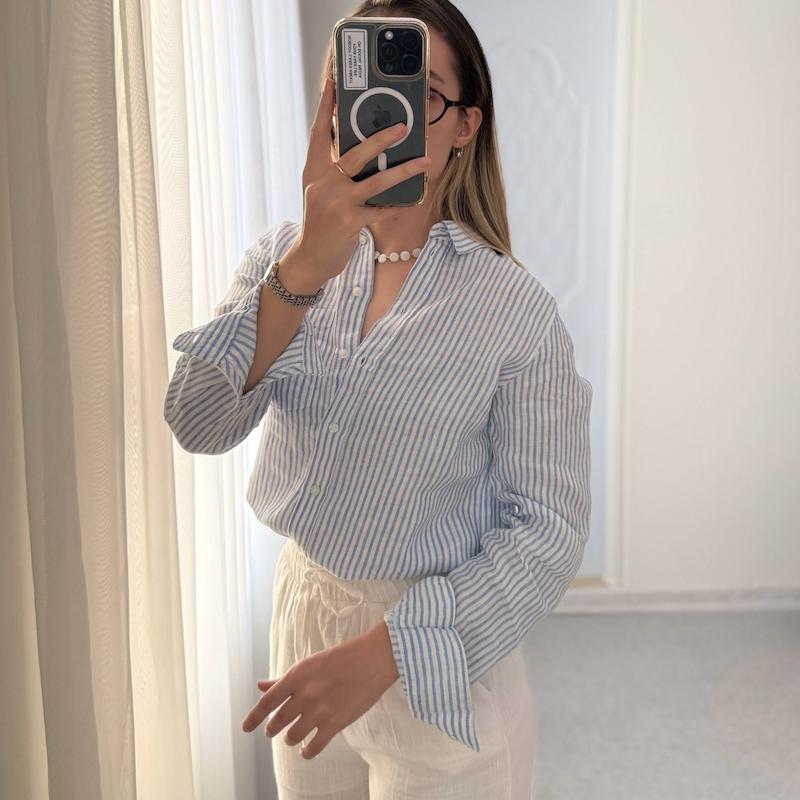 شومیز لینن H&M 🌊