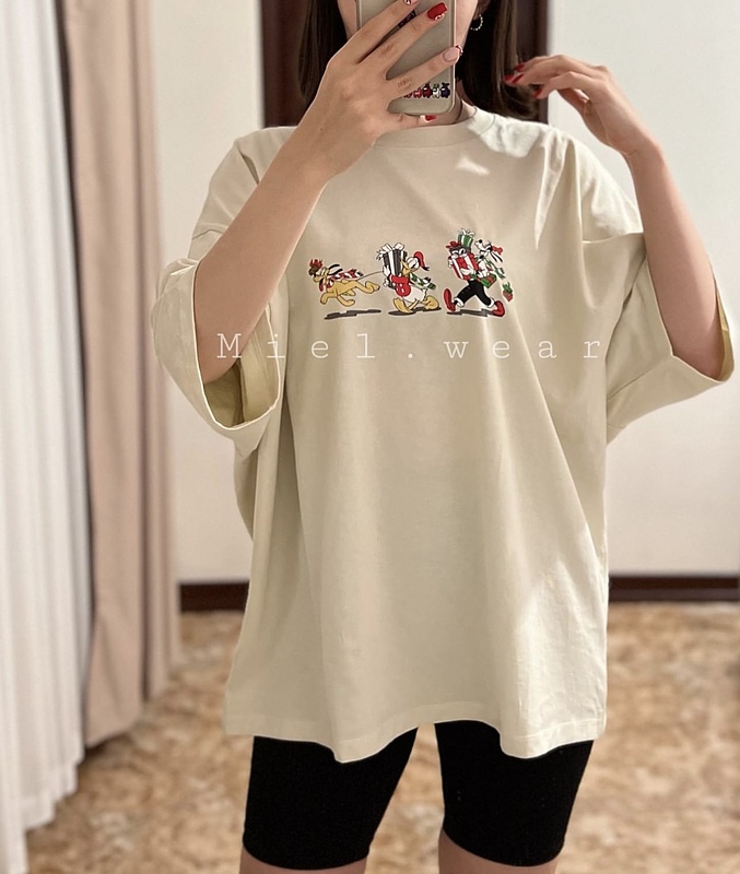تیشرت Christmas Mickey oversize