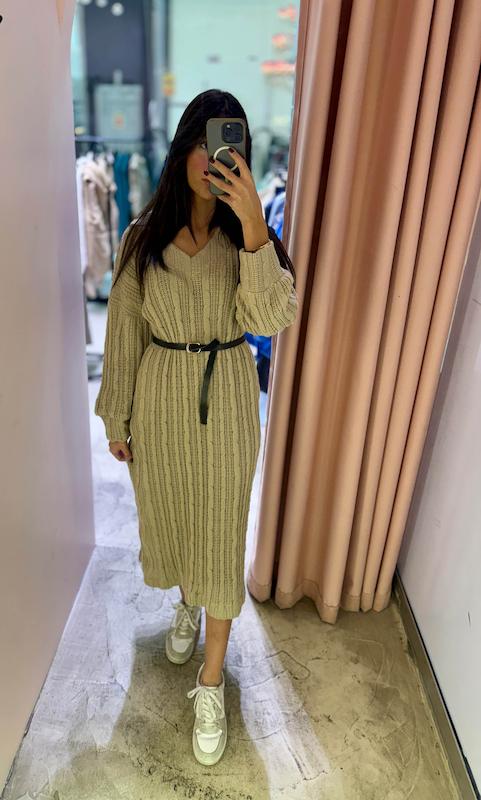 پیراهن بافت 