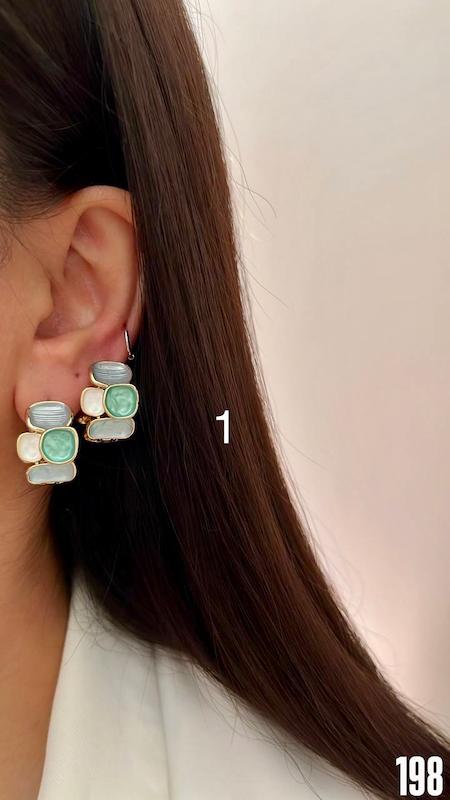 گوشواره مینا کاری