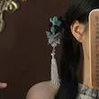 کانزاشی آکرولیک یشم بهاری پروانه👘🦋