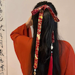 پیش فروش ربان مو(هانفو)(تحویل اواسط مهر)👘🎐