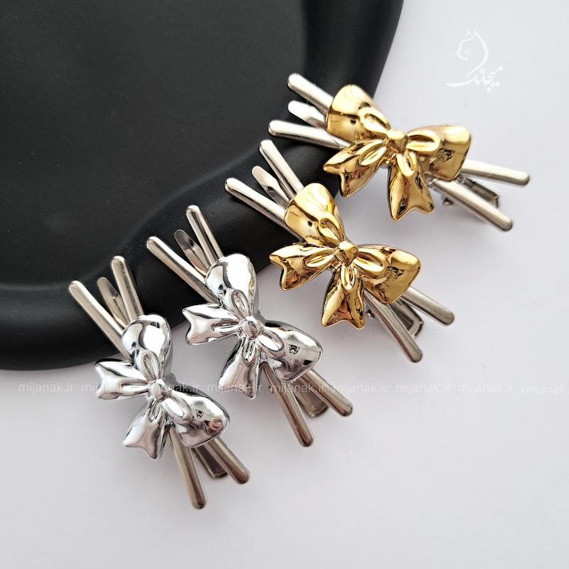 گیره انبری پاپیون ضربدری (جفتی)🎀