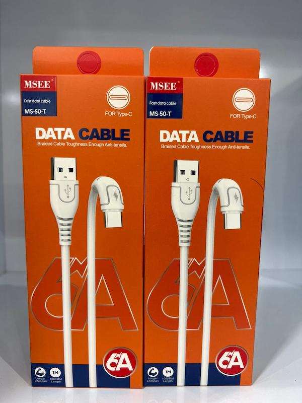 کابل شارژ تایپ سی MSEE مدل MS-50-T