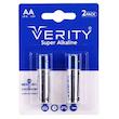 باتری قلمی وریتی Verity Super Alkaline LR 06 بسته 2 عددی