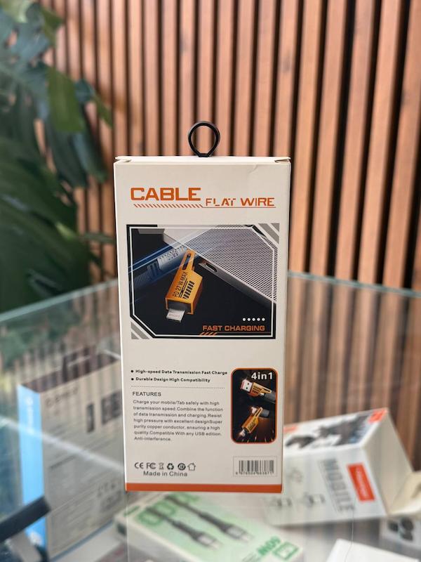 کابل 4 کاره flat power