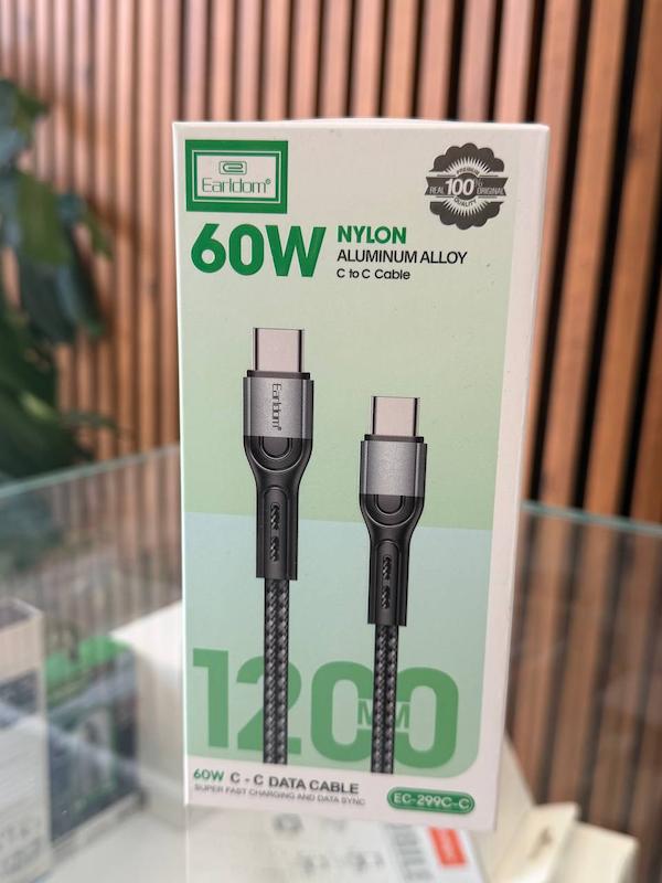 کابل شارژ دوسر تایپ سی ارلدام Earldom مدل EC 299C-C