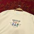 تیشرت دورس دو نخ طرح آدمک wassup(قیمت ۵۹۰)