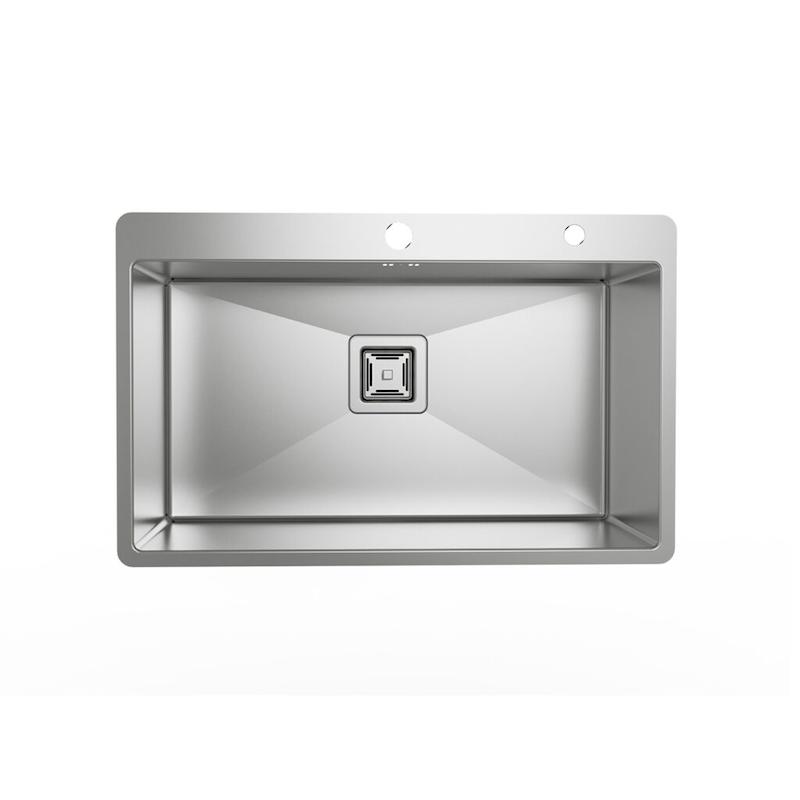 سینک استیل توکار برند کن CAN مدل R10 40*70 TAP