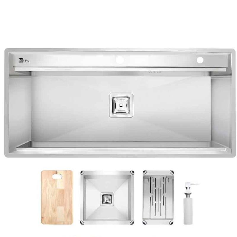 سینک استیل توکار برند متا META مدل ML104S