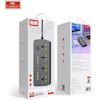 چند راهی 4 خانه برق ارت دار هوشمند ارلدام ES-SC11 با کابل 2 متری + شارژر USB و Type-C