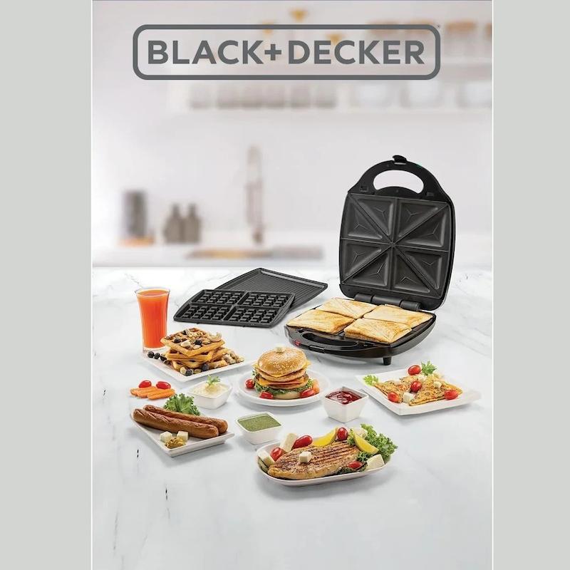 ساندویچ ساز بلک اند دکر مدل TS4130 Black and Decker Sandwich Maker TS4130