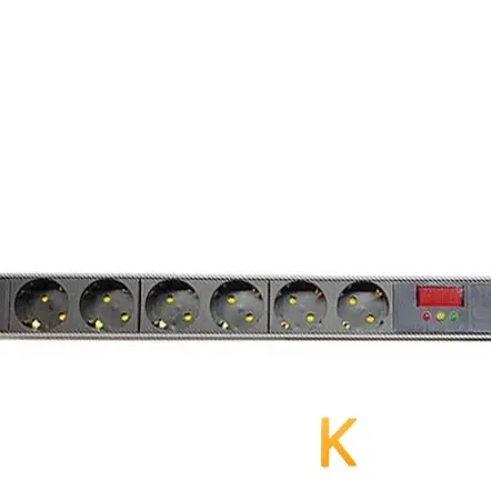 رک مونت 6 خانه دیجیتال  پارت الکتریک با کابل 1.8 متری