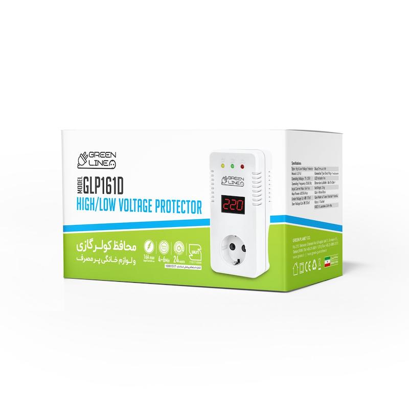 محافظ ولتاژ دیواری دیجیتال کولر گازی گرین لاین مدل GLP161D
