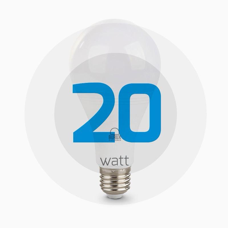 لامپ LED حبابی 20 وات بروکس مهتابی