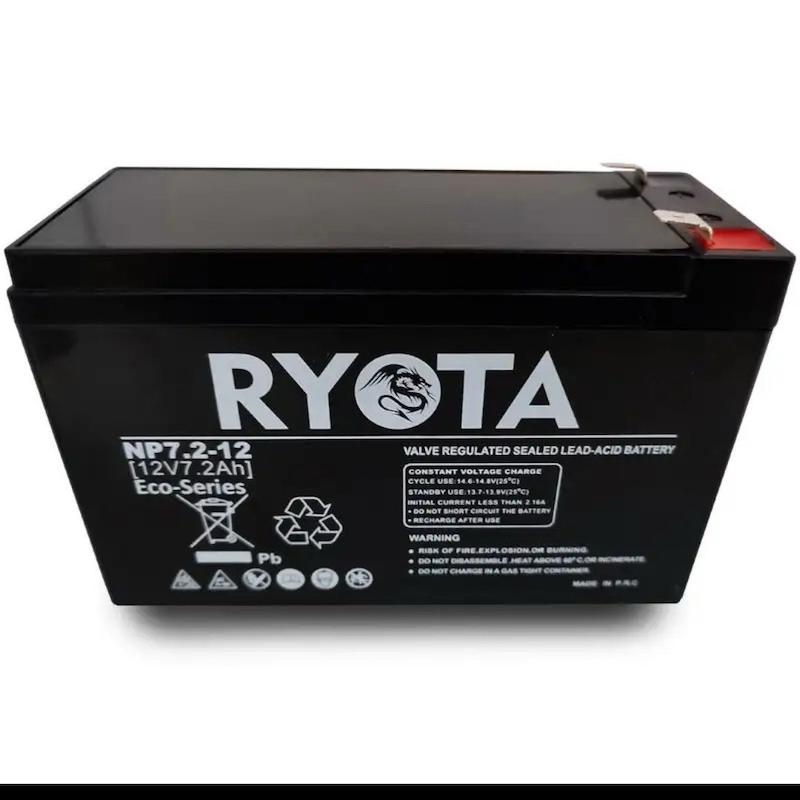 باتری یو پی اس ۱۲ولت 7.2 امپر ساعت ریوتا