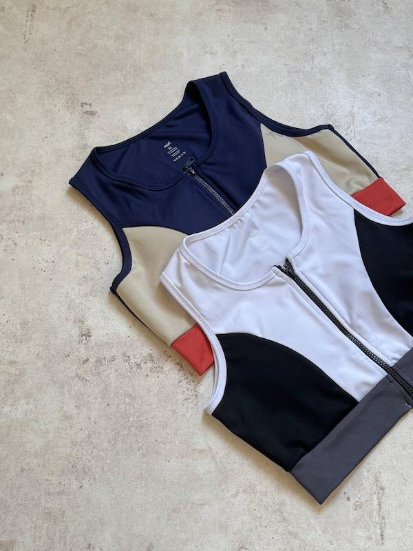 کراپ تاپ زیپ‌دار