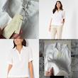 Linen polo shirt 