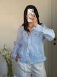 Blue linen jacket 