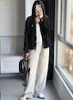 Black linen jacket 