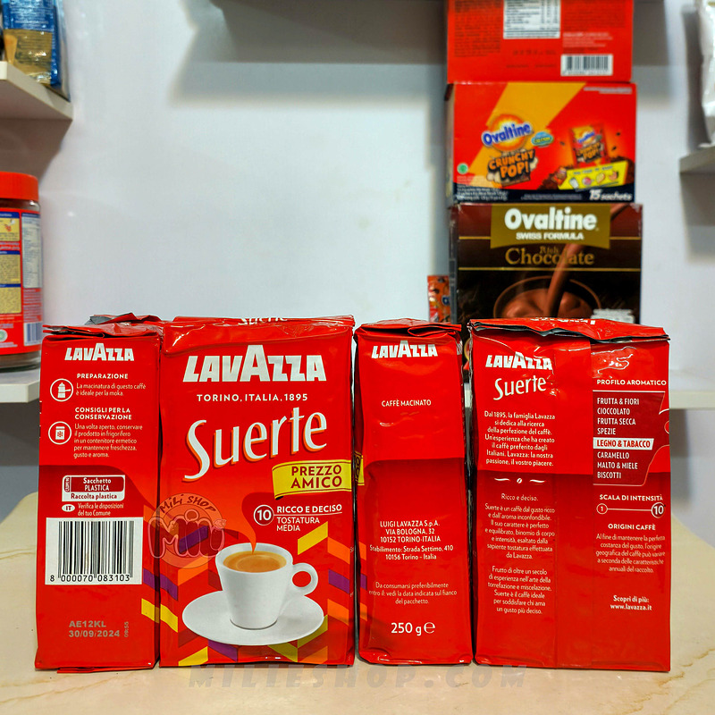  قهوه لاوازا سورته ۲۵۰ گرم lavazza Suerte