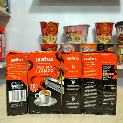 قهوه لاوازا فورته کرما گوستو 250 گرم ا Lavazza Crema Gusto Forte 250gr